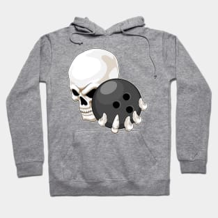 Skull Bowling Bowling ball Hoodie